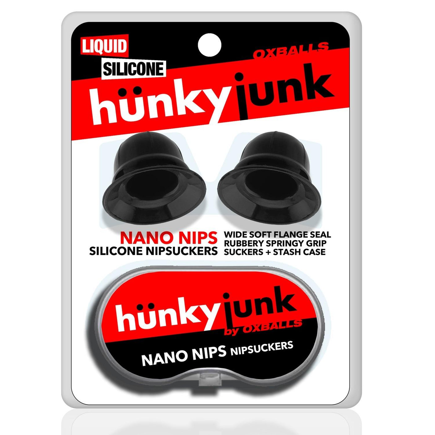 Oxballs Hünkyjunk, Nano Nips Nipple Suckers, Black