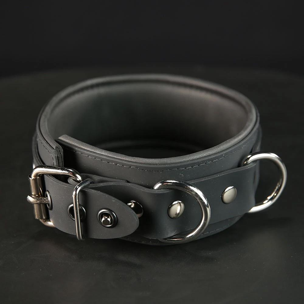 Neoprene Locking Bondage Collar
