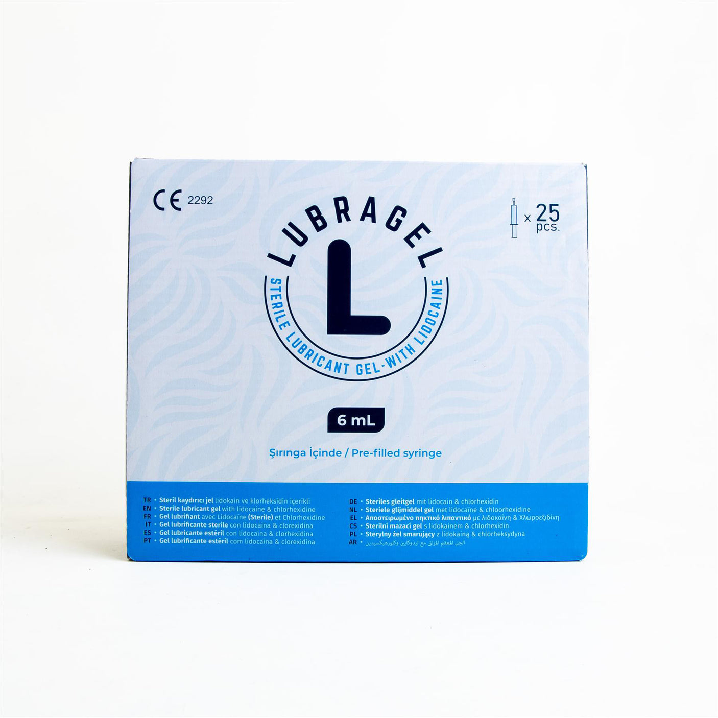 Lubragel Sterile Desensitizing gel 6ml, Box of 25