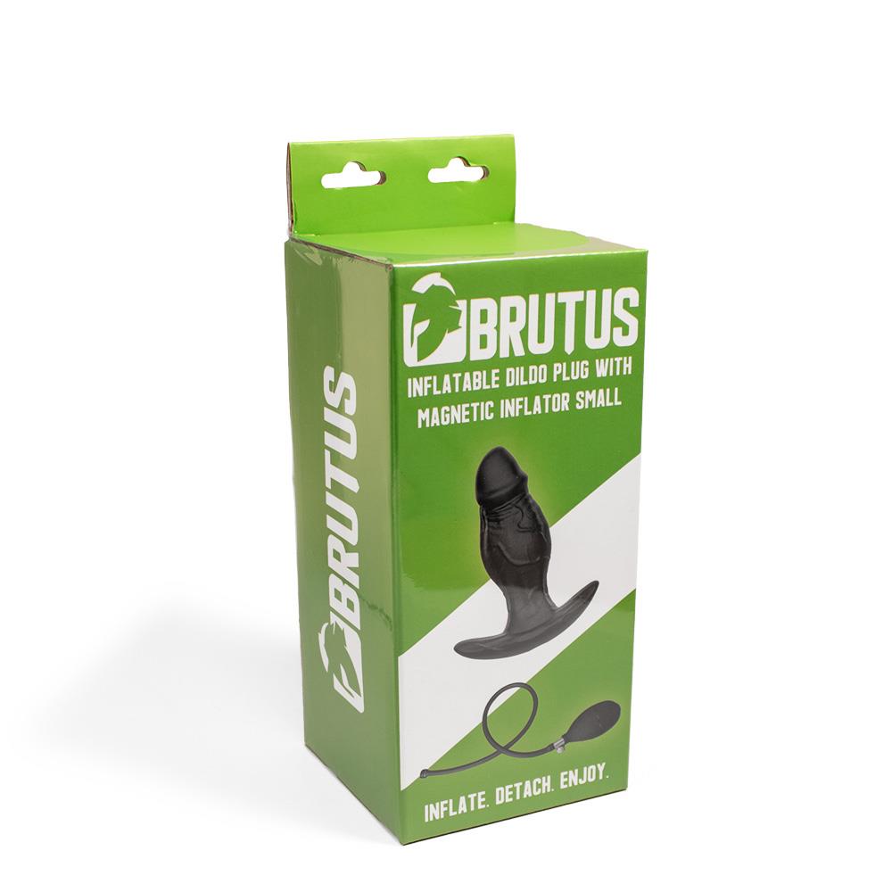 Inflatable Dildo Plug w Magnetic Inflator