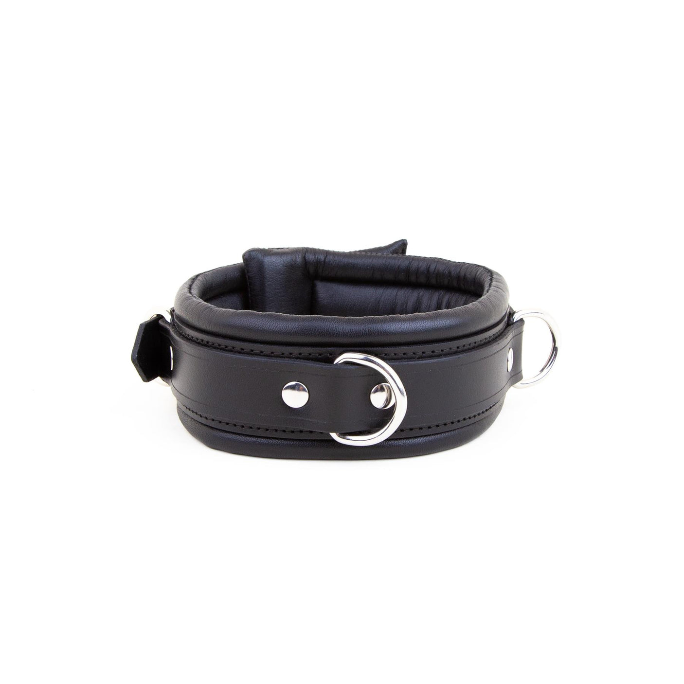 Padded Leather Collar 5cm