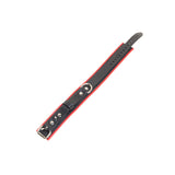 Piped Locking Leather Collar