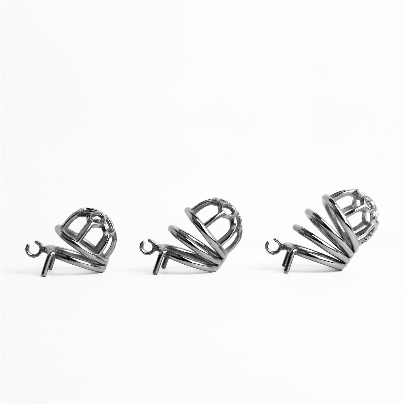 Chastity Cage Bundle 1, 3-Head Set