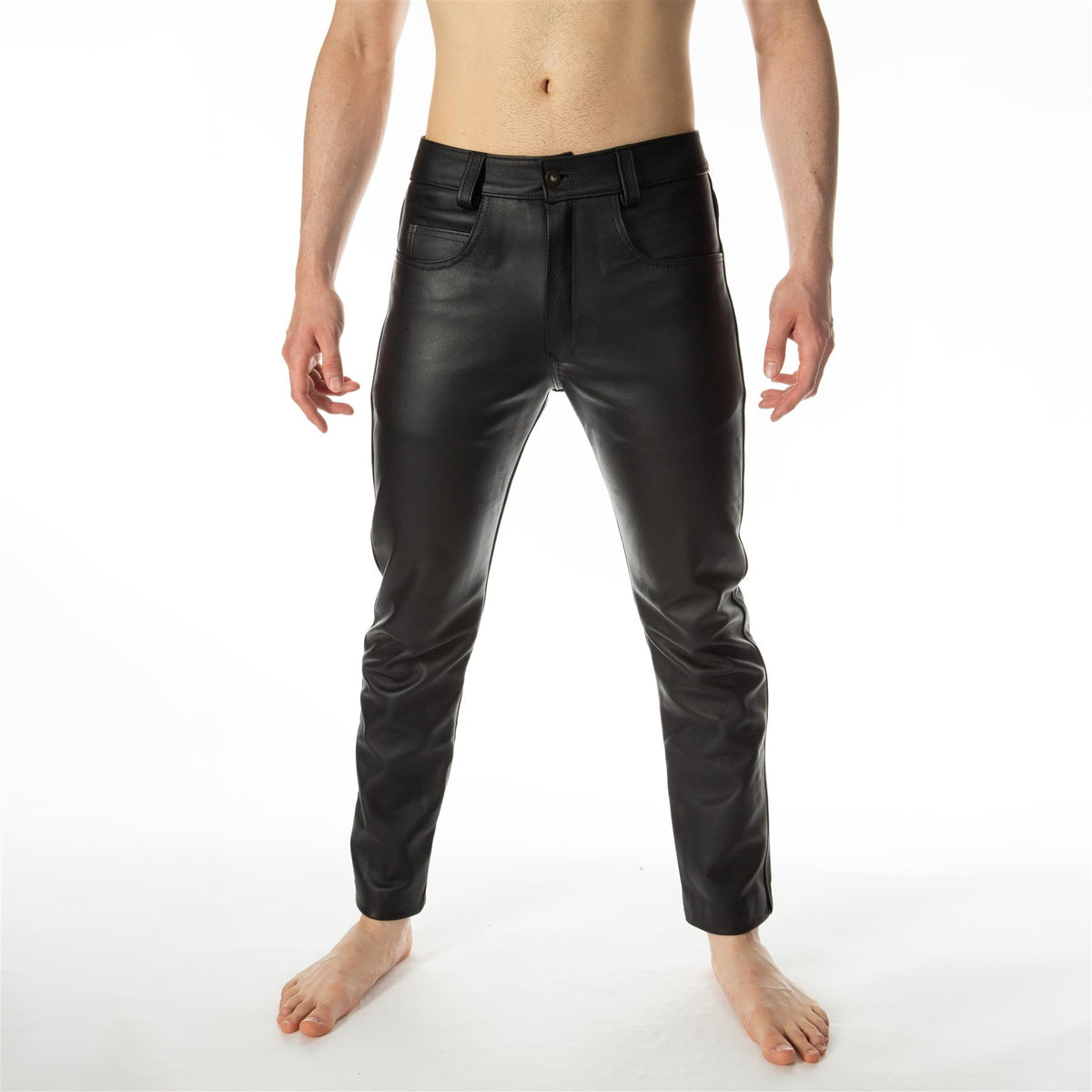 R207 Leather Jeans // Made to order