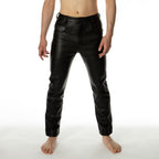 R212 Leather Jeans // Made to order