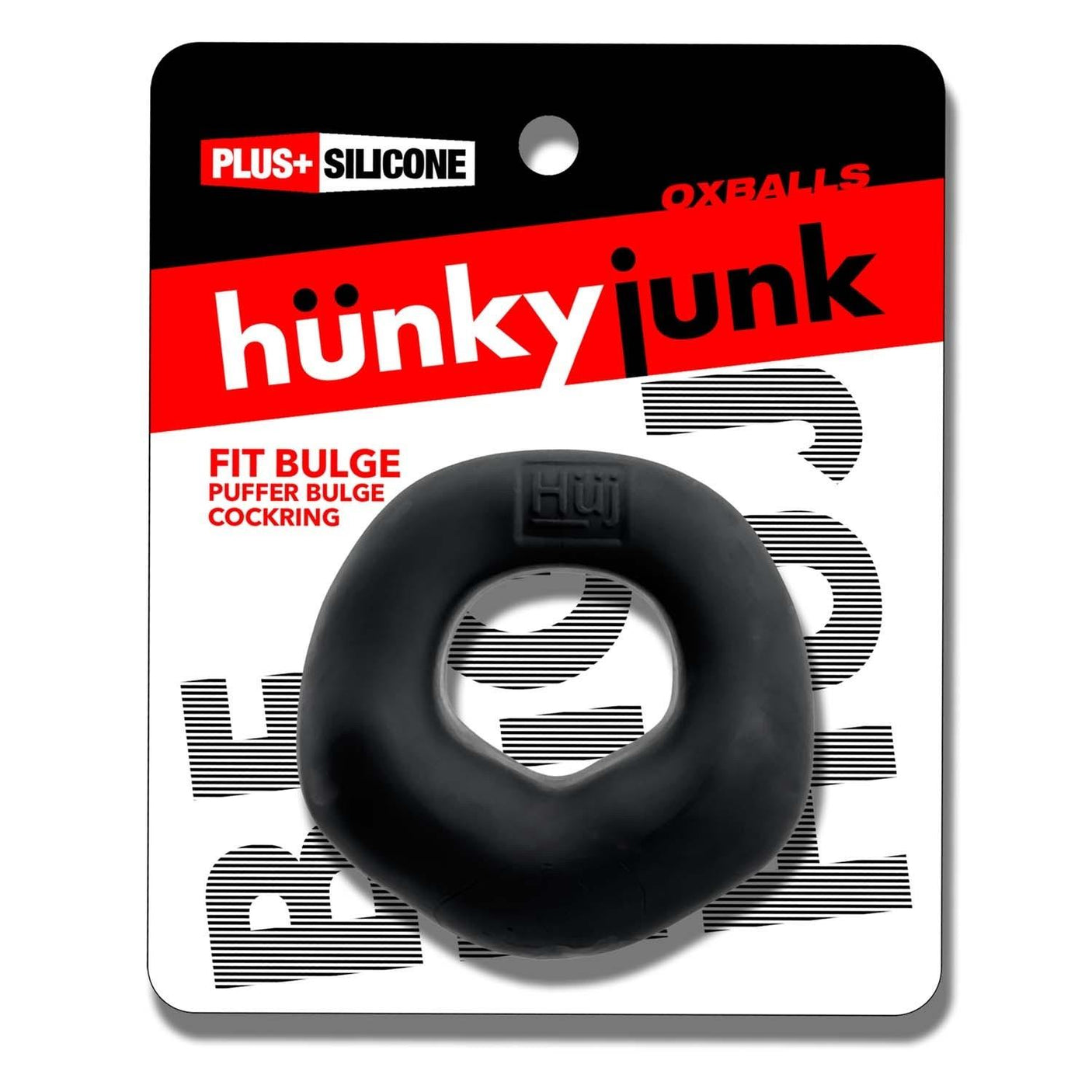 Oxballs Hünkyjunk, Fit Bulge Cockring, Black Fog