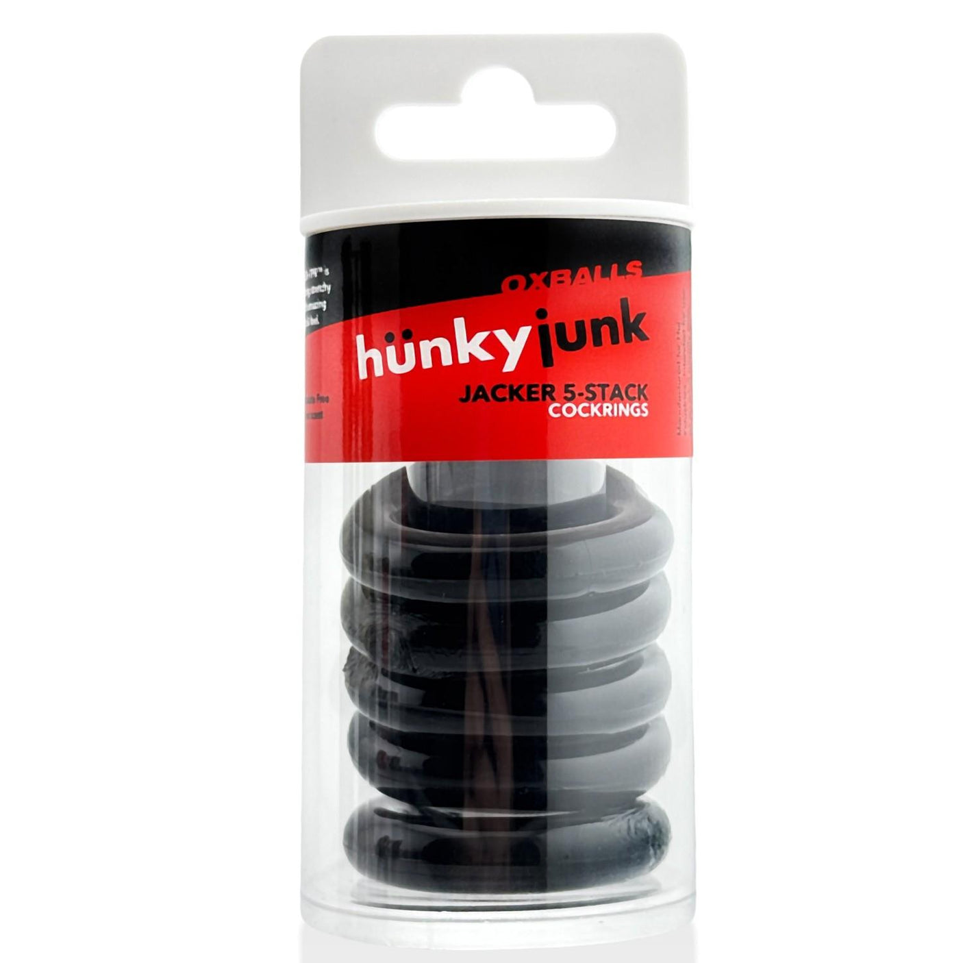 Oxballs Hünkyjunk, Jacker 5-Stack Cockrings, Black