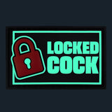 Velcro Fetish Tag, LOCKED COCK