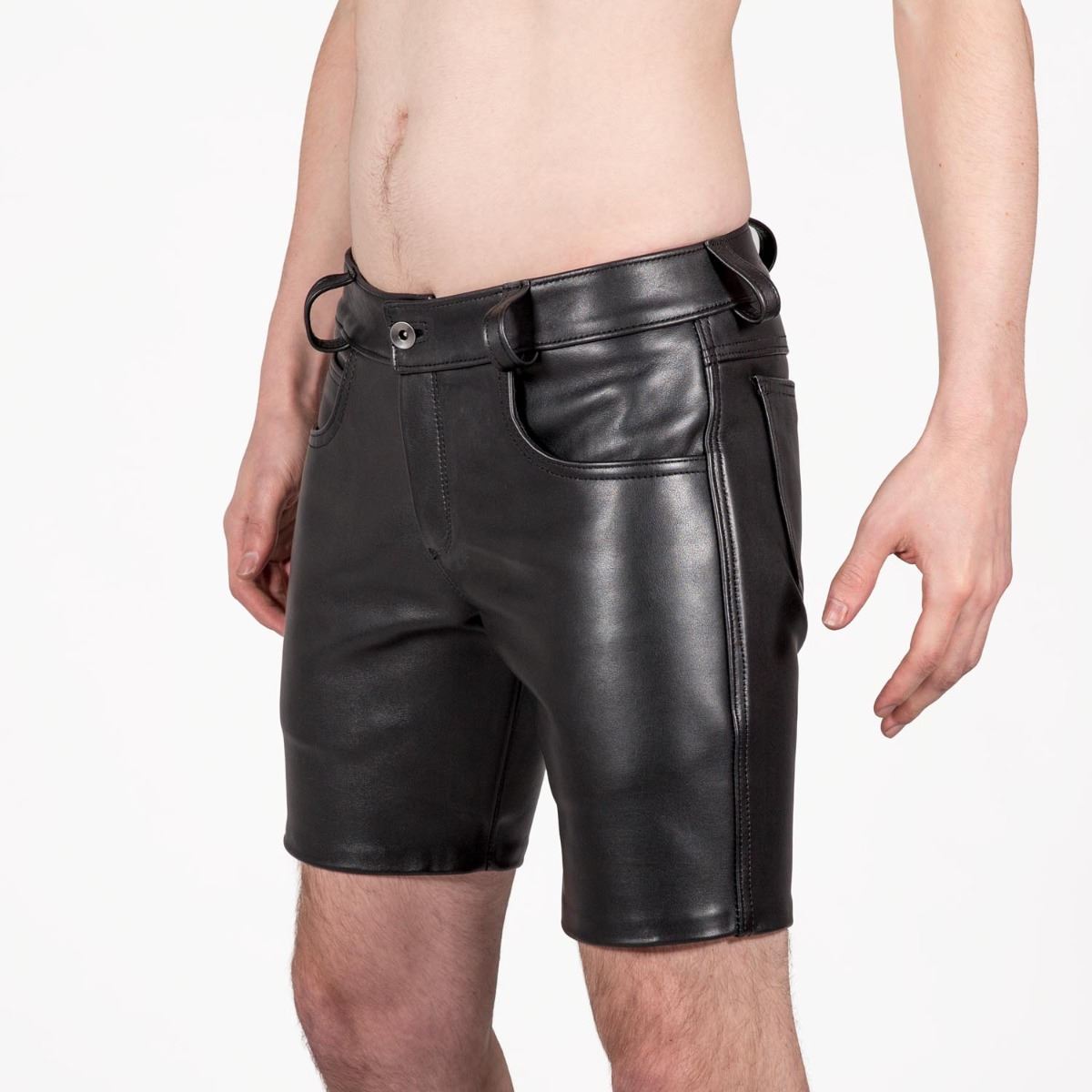 Aubrac Leather Shorts