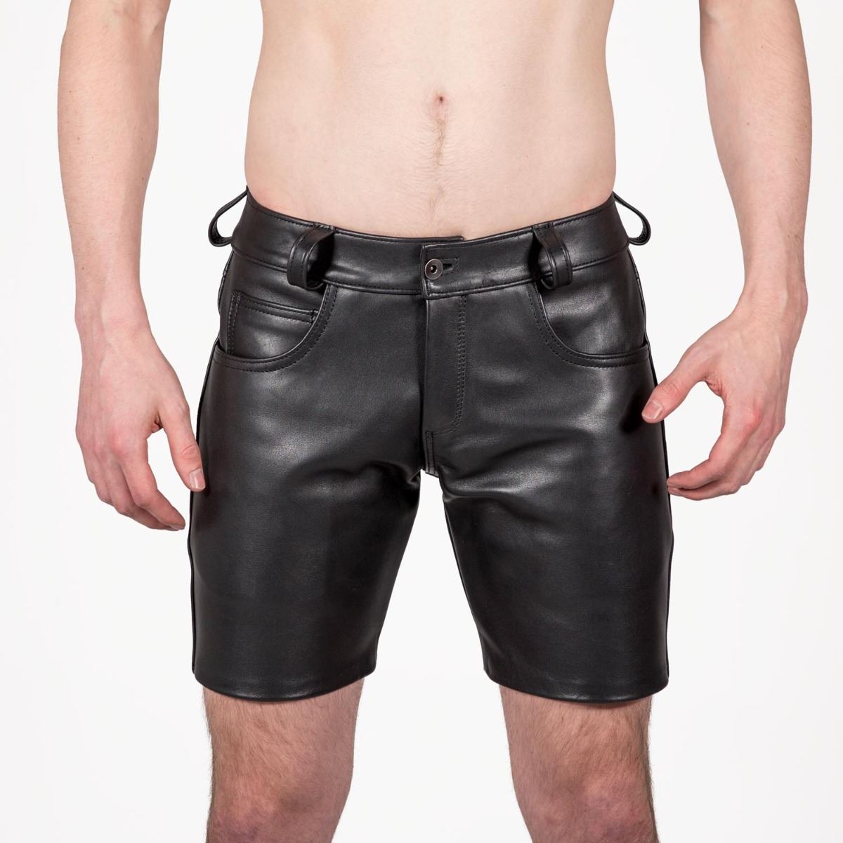 Aubrac Leather Shorts