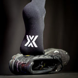 Football Socks, SLUT, Black/Red/White