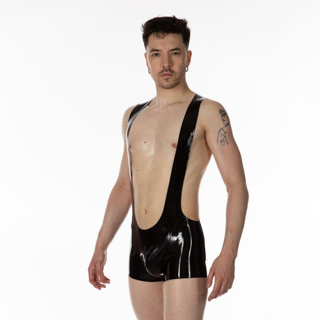 Backless Rubber Wrestling Suit from REGULATION.