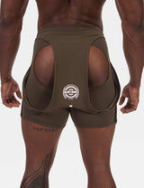 Backless Singlet Dastin, Darkarmy/Black from Barcode Berlin.