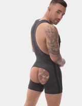 Backless Singlet Dastin, Titanium/Black from Barcode Berlin.