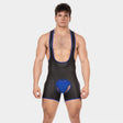 Barcode Singlet Kam, Black/Royal from Barcode Berlin.