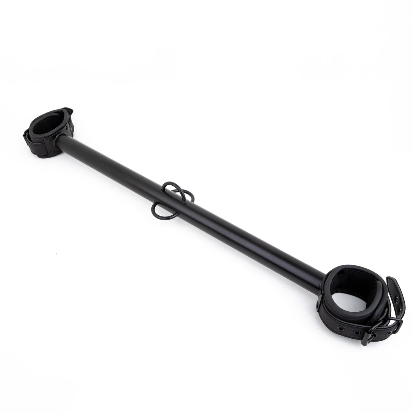 Big Barrel Spreader Bar, Neoprene Ankle Cuffs from Ballistic Metal.