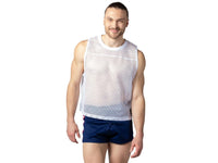 BIKE Sleeveless Practice Jersey, White from Bike Athletic.