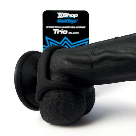 BOXER Stretch - Hard Silicone TRIO, Black from Boxer Barcelona.