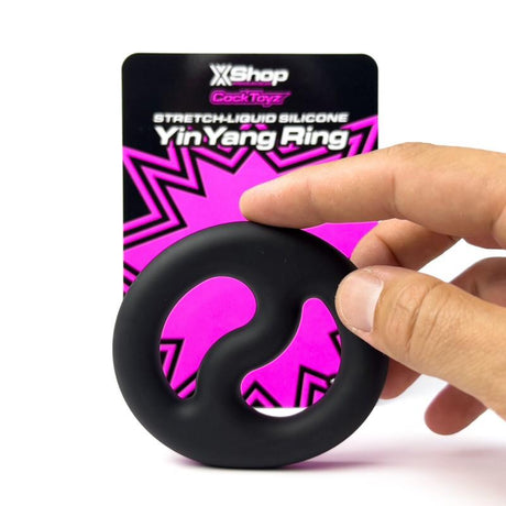 BOXER Stretch - Liquid Silicone YinYang Ring from Boxer Barcelona.