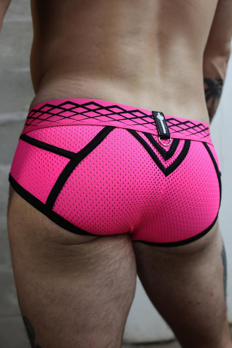 Breedwell Revolution Brief, Neon Pink from Breedwell.