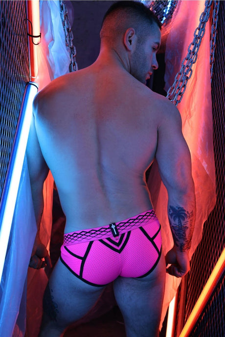 Breedwell Revolution Brief, Neon Pink from Breedwell.