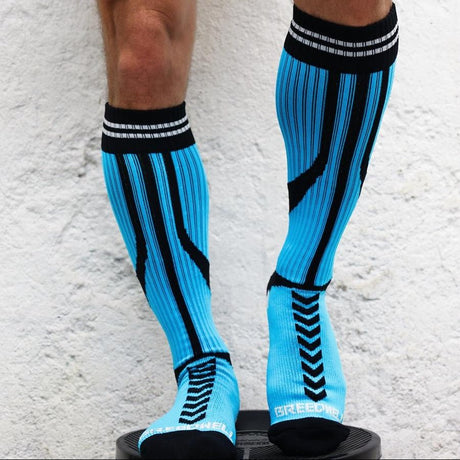 Breedwell Sucker Socks, Aqua Blue from Breedwell.