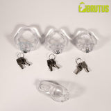Brutus Clicklock Chastity Cage, Clear from Brutus.