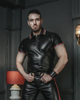 Buckholt Leather Polo Shirt - Made to Order from REGULATION.