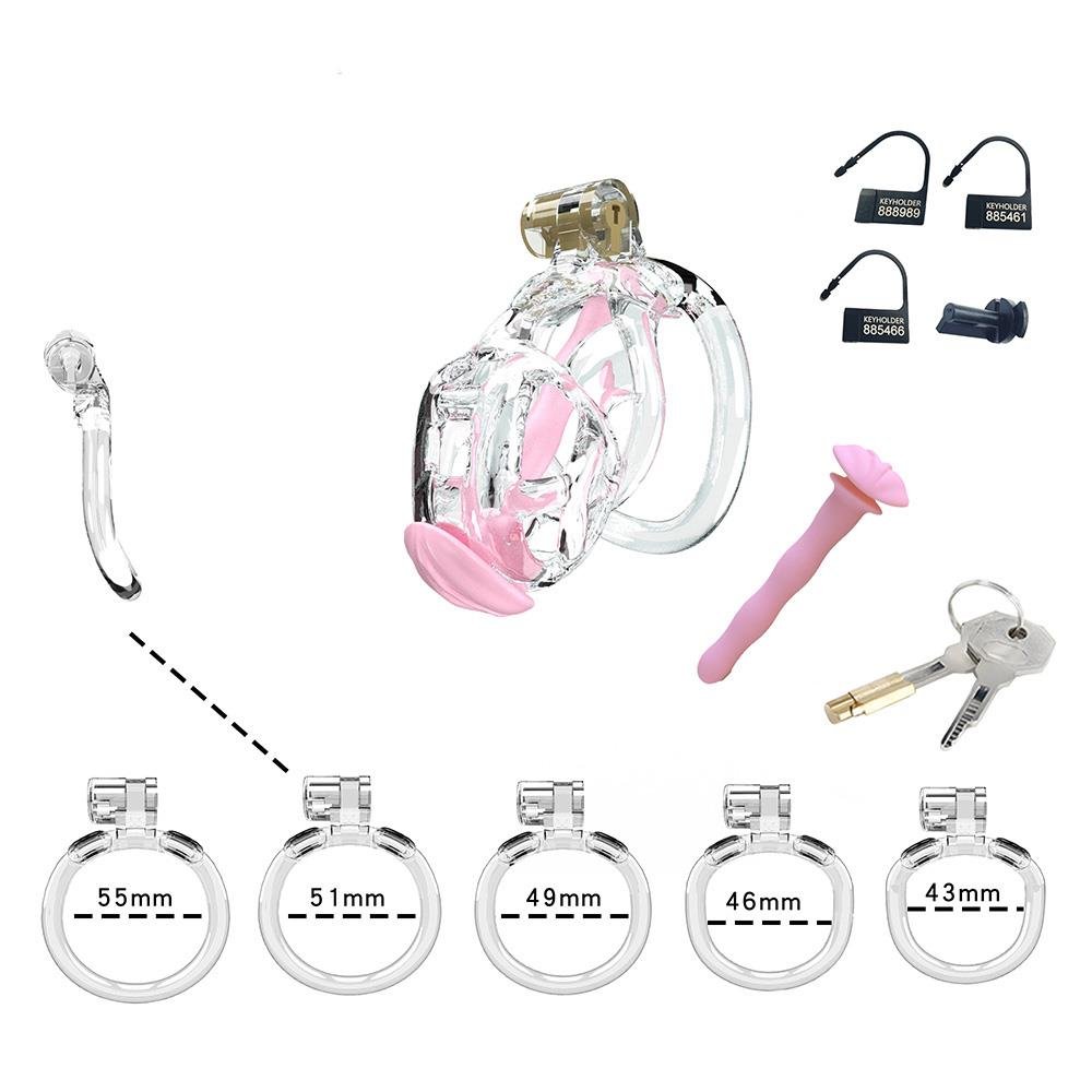 Cellmate Guardian Chastity Cage Clear from Cellmate.