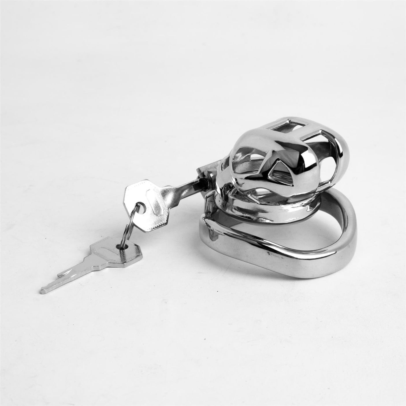 Chastity Cage Bundle 4, 2-Head Set from SM Domain.