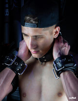 CUFFED Wrist Leathstraints, Black from Cuffed.