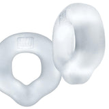 Oxballs Hünkyjunk, Fit Grips Cockrings 2 Pack, Clear