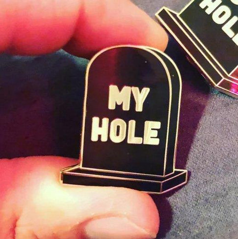 Double Scorpio RIP My Hole Pin from Double Scorpio.