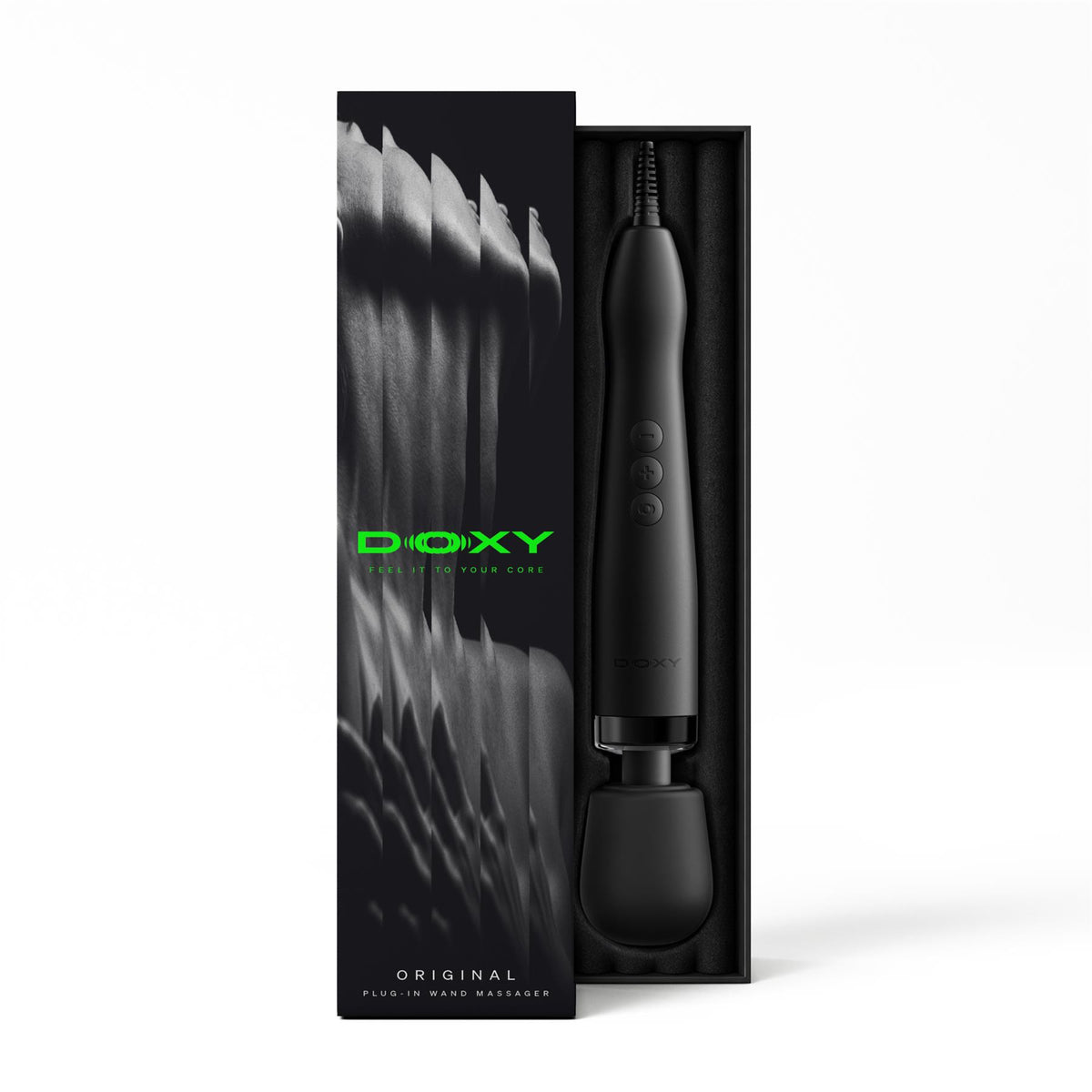 DOXY 2.0 Wand Massager, Plug-In, Black