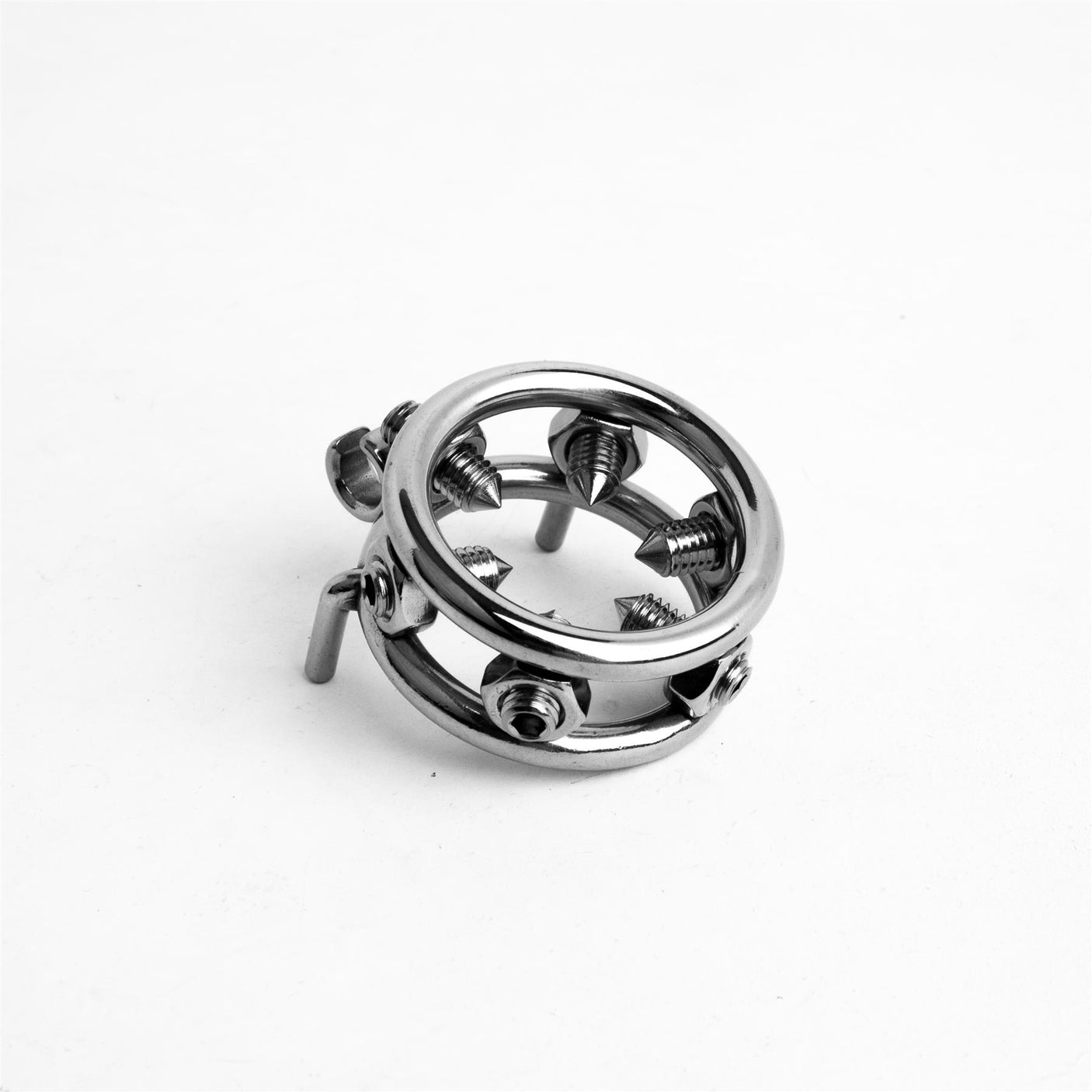 Chastity Cage 132, Spiked ring