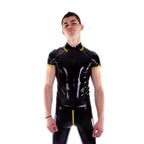 Fitted Rubber Polo Shirt // Made to Order from REGULATION.