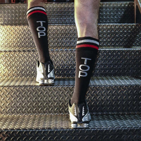 Football Socks, TOP, Black/Red/White from BOXER Barcelona.