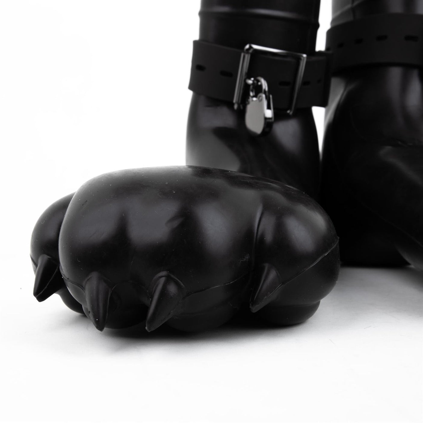 FURRJOI Silicone Canine Paw Feet with Bindings, Black from Furrjoi.