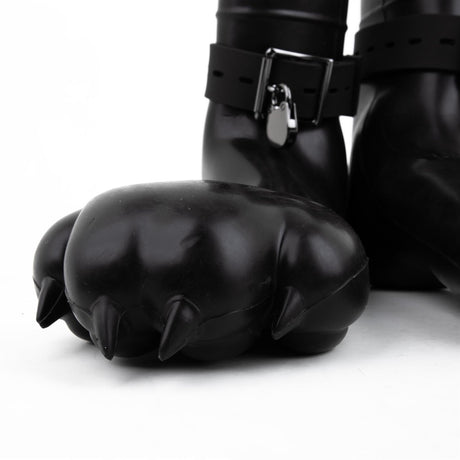 FURRJOI Silicone Canine Paw Feet with Bindings, Black from Furrjoi.