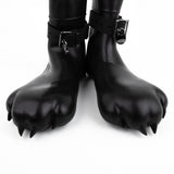 FURRJOI Silicone Canine Paw Feet with Bindings, Black from Furrjoi.