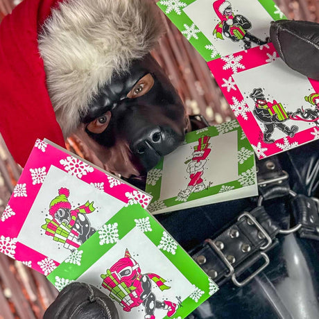 "Gift Giving" Xmas Card Pack from James Newland Illustration.