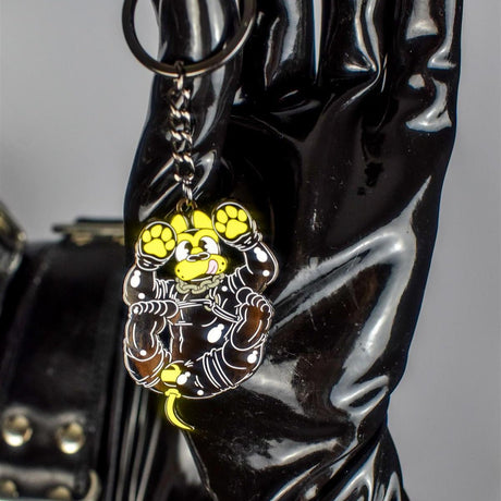 Good Boy Keychain Yellow from James Newland Illustration.