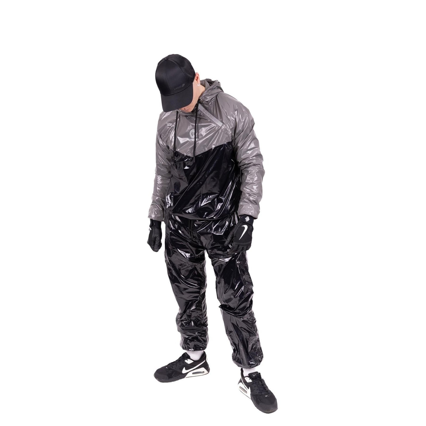 GymPro Sweat Suit, Black/Grey from GymPro.