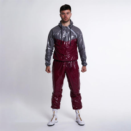 GymPro Sweat Suit, Red/Grey from GymPro.