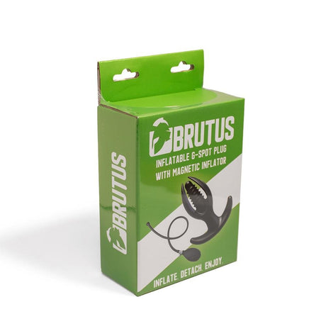 Inflatable G-Spot Plug w Magnetic Inflator from Brutus.