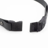 Kink-lock Magnetic Snap Gag Strap, Black from Silencilicone.