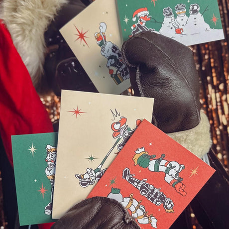 "Kinkster" Xmas Card Pack from James Newland Illustration.