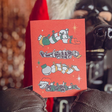 "Kinkster" Xmas Card Pack from James Newland Illustration.