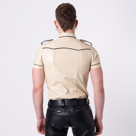 Leather SF - U Shirt, Dust // Made to order from REGULATION.