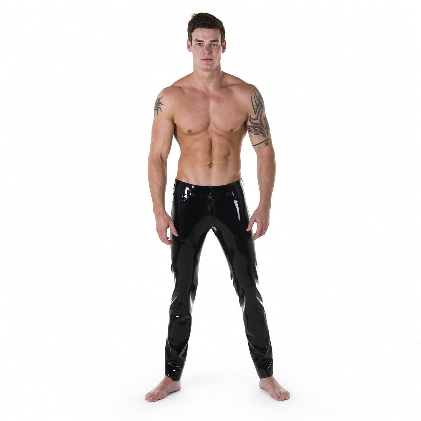 Low-Rise Rubber Jeans // Made to Order from REGULATION.